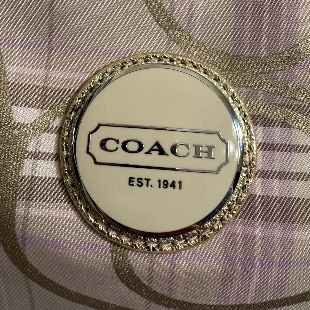 Coach Plaid Shoulder Bag - Picture 5 of 15